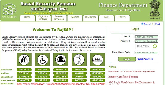 Rajasthan Samajik Suraksha Pension Yojana Form Pdf Download | सामाजिक सुरक्षा विधवा, वृद्धावस्था, विकलांग & एकल नारी पेंशन योजना आवेदन फॉर्म डाउनलोड
